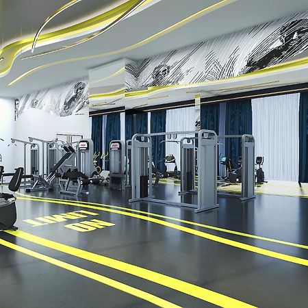 Royal M Al Aqah Beach Resort By Gewan Exterior photo The gym at the hotel